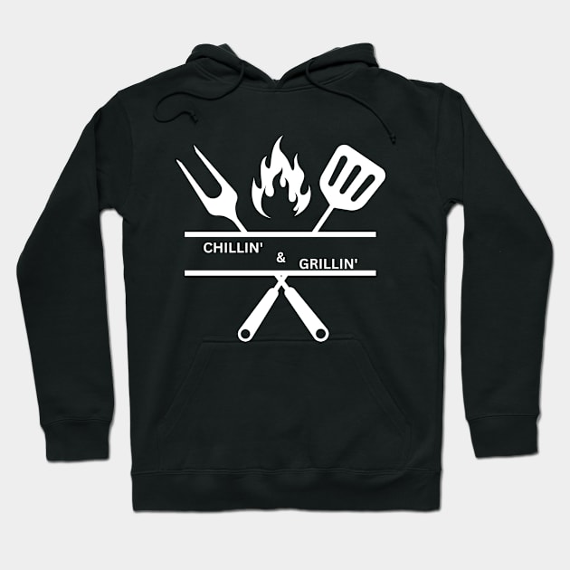 Chillin' & Grillin' Hoodie by Cheris creative corner